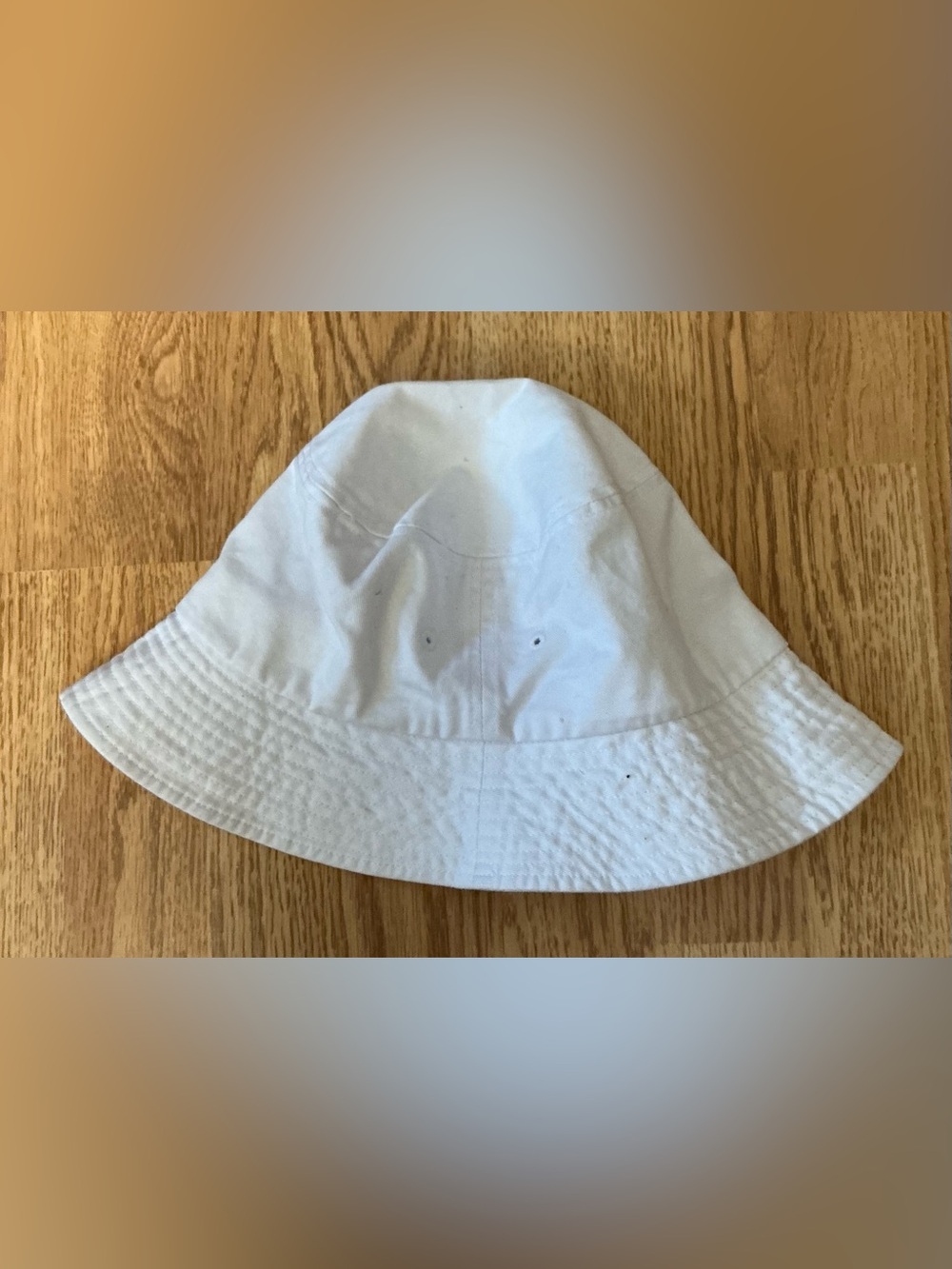 Men’s White Bucket Hat - Sportsman- One Size Fits Most - New